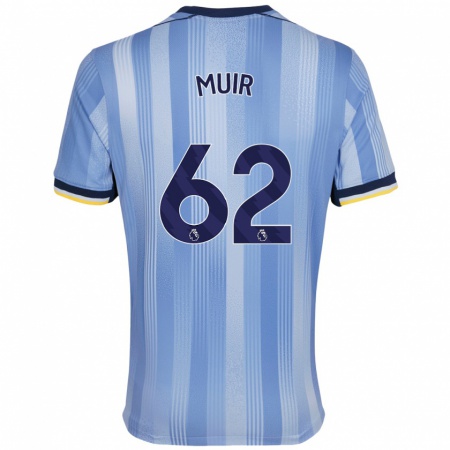 Kandiny Hombre Camiseta Marqes Muir #62 Azul Claro 2ª Equipación 2024/25 La Camisa Chile