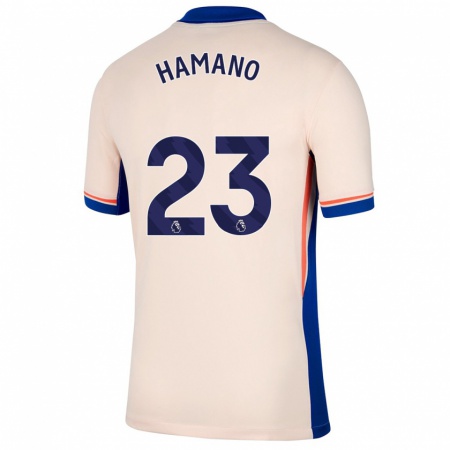 Kandiny Hombre Camiseta Maika Hamano #23 Beige Claro 2ª Equipación 2024/25 La Camisa Chile