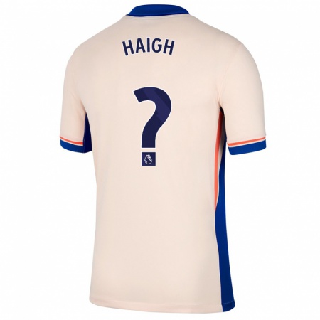 Kandiny Hombre Camiseta Joe Haigh #0 Beige Claro 2ª Equipación 2024/25 La Camisa Chile