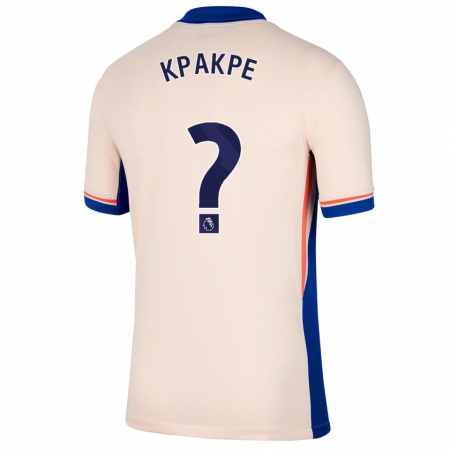 Kandiny Hombre Camiseta Alex Kpakpe #0 Beige Claro 2ª Equipación 2024/25 La Camisa Chile