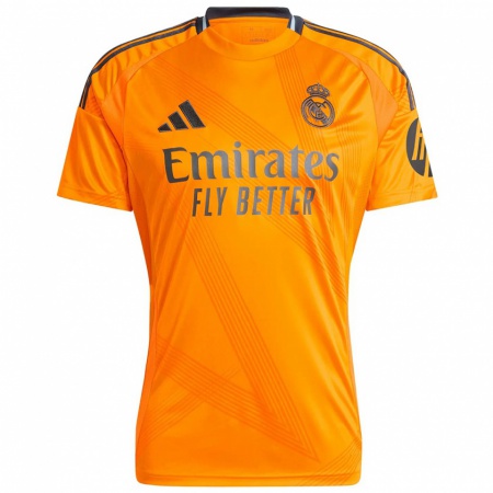 Kandiny Hombre Camiseta Thibaut Courtois #1 Naranja 2ª Equipación 2024/25 La Camisa Chile