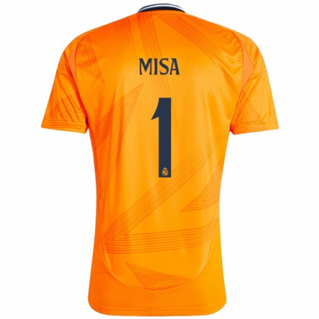 Kandiny Hombre Camiseta Misa Rodríguez #1 Naranja 2ª Equipación 2024/25 La Camisa Chile