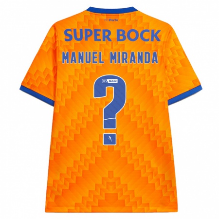 Kandiny Hombre Camiseta Manuel Miranda #0 Naranja 2ª Equipación 2024/25 La Camisa Chile