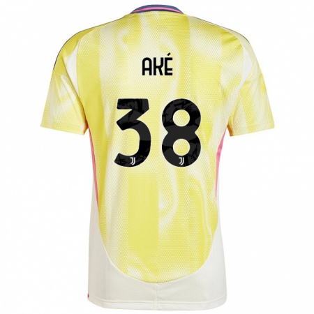 Kandiny Hombre Camiseta Marley Ake #38 Amarillo Solar 2ª Equipación 2024/25 La Camisa Chile