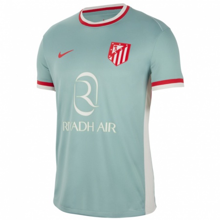 Kandiny Hombre Camiseta Memphis Depay #9 Beige Claro Azul 2ª Equipación 2024/25 La Camisa Chile