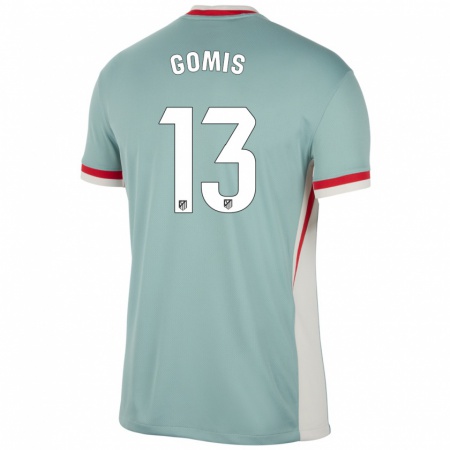 Kandiny Hombre Camiseta Antonio Gomis #13 Beige Claro Azul 2ª Equipación 2024/25 La Camisa Chile