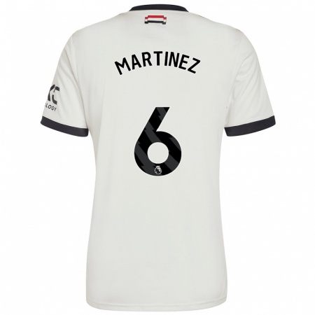 Kandiny Hombre Camiseta Lisandro Martínez #6 Blanquecino Equipación Tercera 2024/25 La Camisa Chile