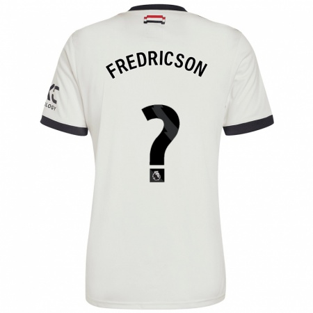 Kandiny Hombre Camiseta Tyler Fredricson #0 Blanquecino Equipación Tercera 2024/25 La Camisa Chile