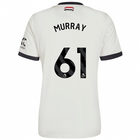 Kandiny Hombre Camiseta Sam Murray #61 Blanquecino Equipación Tercera 2024/25 La Camisa Chile