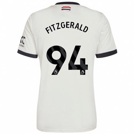 Kandiny Hombre Camiseta Jayce Fitzgerald #94 Blanquecino Equipación Tercera 2024/25 La Camisa Chile