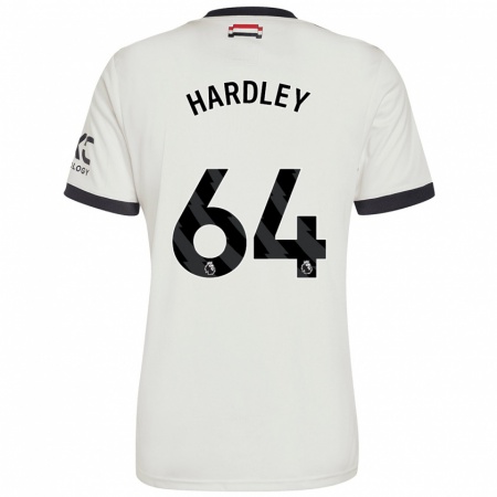 Kandiny Hombre Camiseta Bjorn Hardley #64 Blanquecino Equipación Tercera 2024/25 La Camisa Chile