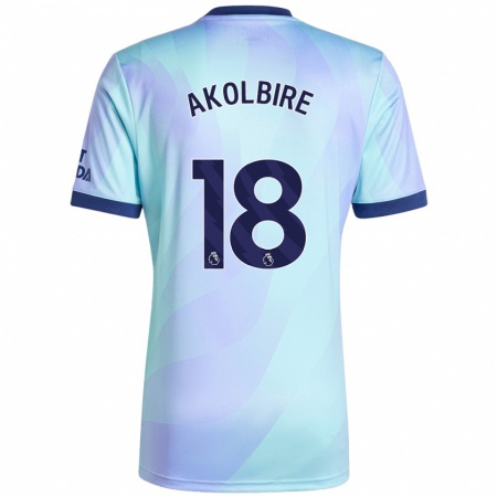 Kandiny Hombre Camiseta Bless Akolbire #18 Agua Equipación Tercera 2024/25 La Camisa Chile