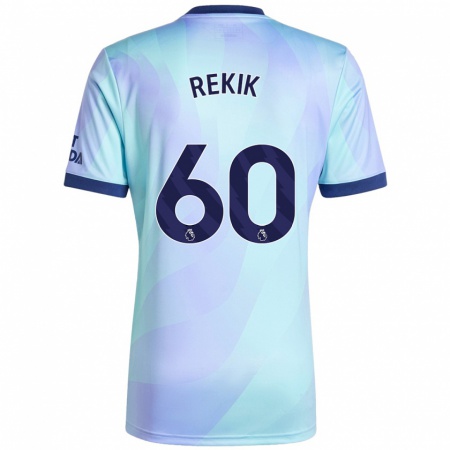 Kandiny Hombre Camiseta Omar Rekik #60 Agua Equipación Tercera 2024/25 La Camisa Chile