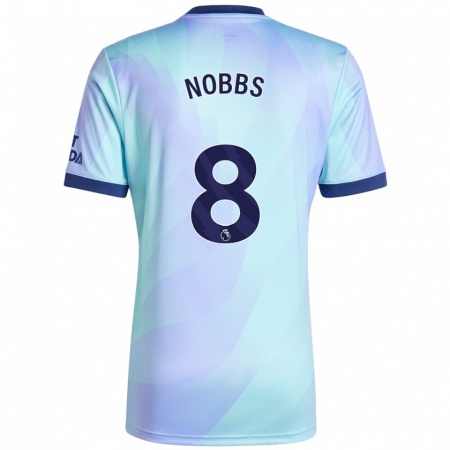 Kandiny Hombre Camiseta Nobbs #8 Agua Equipación Tercera 2024/25 La Camisa Chile