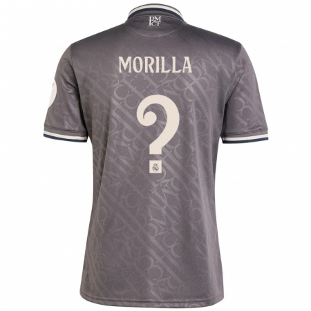 Kandiny Hombre Camiseta Jairo Morilla #0 Carbón Equipación Tercera 2024/25 La Camisa Chile