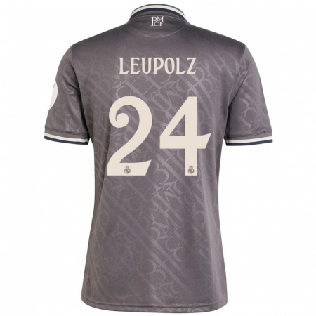 Kandiny Hombre Camiseta Melanie Leupolz #24 Carbón Equipación Tercera 2024/25 La Camisa Chile