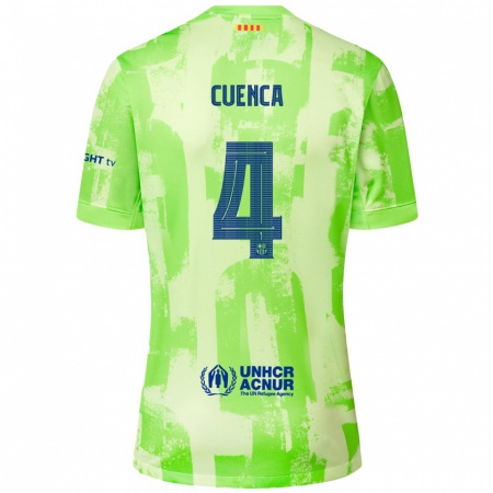 Kandiny Hombre Camiseta Andrés Cuenca #4 Lima Equipación Tercera 2024/25 La Camisa Chile