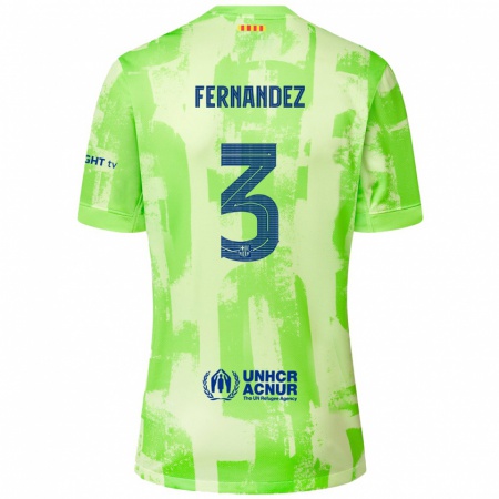 Kandiny Hombre Camiseta Jana Fernandez #3 Lima Equipación Tercera 2024/25 La Camisa Chile