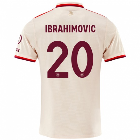 Kandiny Hombre Camiseta Arijon Ibrahimovic #20 Lino Equipación Tercera 2024/25 La Camisa Chile