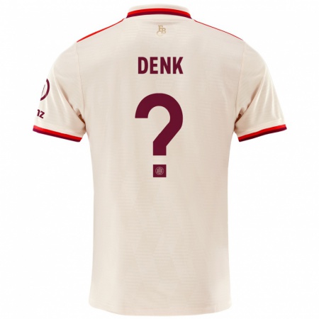 Kandiny Hombre Camiseta Luca Denk #0 Lino Equipación Tercera 2024/25 La Camisa Chile