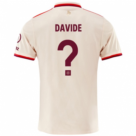 Kandiny Hombre Camiseta Davide Dell'erba #0 Lino Equipación Tercera 2024/25 La Camisa Chile