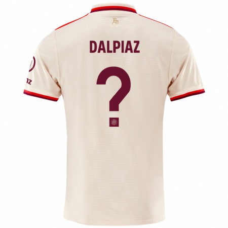 Kandiny Hombre Camiseta Magnus Dalpiaz #0 Lino Equipación Tercera 2024/25 La Camisa Chile