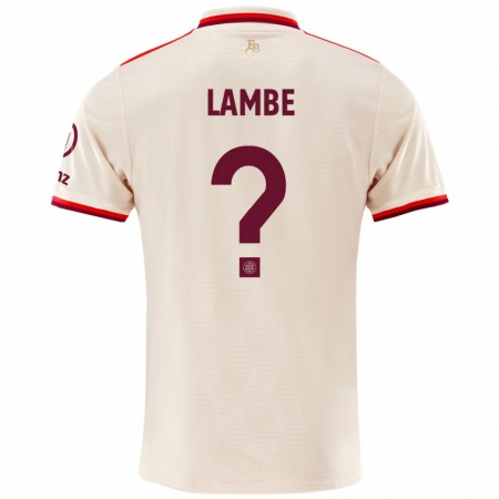 Kandiny Hombre Camiseta Allen Lambe #0 Lino Equipación Tercera 2024/25 La Camisa Chile