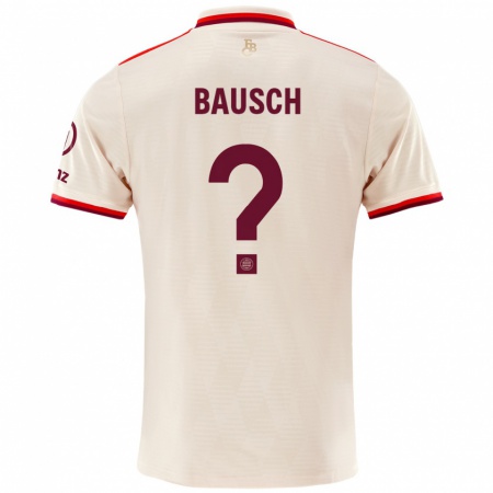 Kandiny Hombre Camiseta David Bausch #0 Lino Equipación Tercera 2024/25 La Camisa Chile