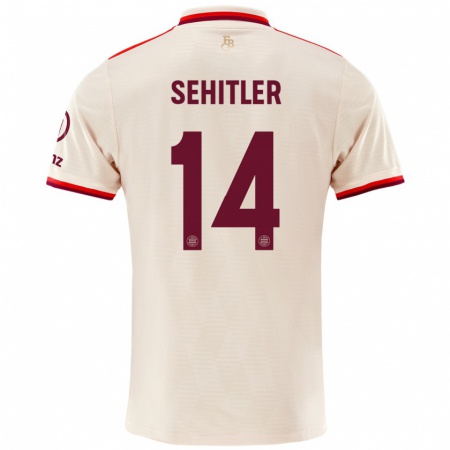 Kandiny Hombre Camiseta Alara Şehitler #14 Lino Equipación Tercera 2024/25 La Camisa Chile