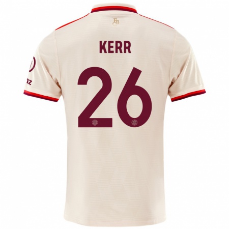 Kandiny Hombre Camiseta Samantha Kerr #26 Lino Equipación Tercera 2024/25 La Camisa Chile