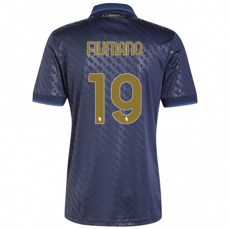 Kandiny Hombre Camiseta Filippo Fiumano #19 Azul Marino Equipación Tercera 2024/25 La Camisa Chile