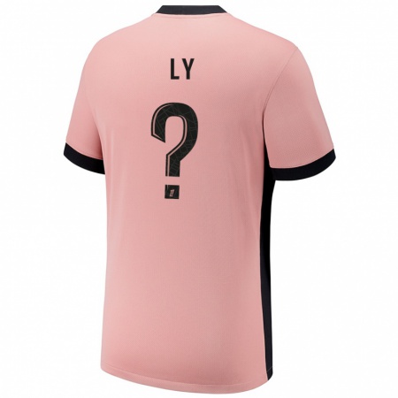 Kandiny Hombre Camiseta Elijah Ly #0 Rosa Óxido Equipación Tercera 2024/25 La Camisa Chile