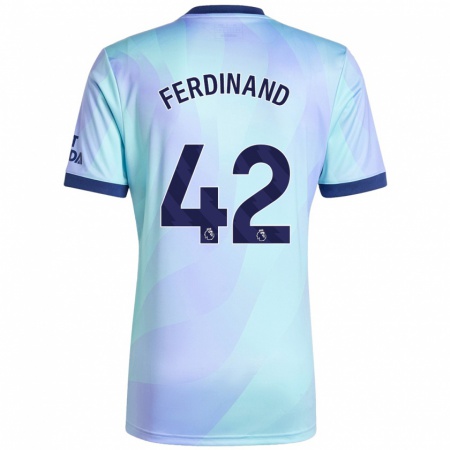 Kandiny Mujer Camiseta Seb Ferdinand #42 Agua Equipación Tercera 2024/25 La Camisa Chile