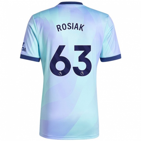 Kandiny Mujer Camiseta Michal Rosiak #63 Agua Equipación Tercera 2024/25 La Camisa Chile