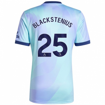 Kandiny Mujer Camiseta Stina Blackstenius #25 Agua Equipación Tercera 2024/25 La Camisa Chile