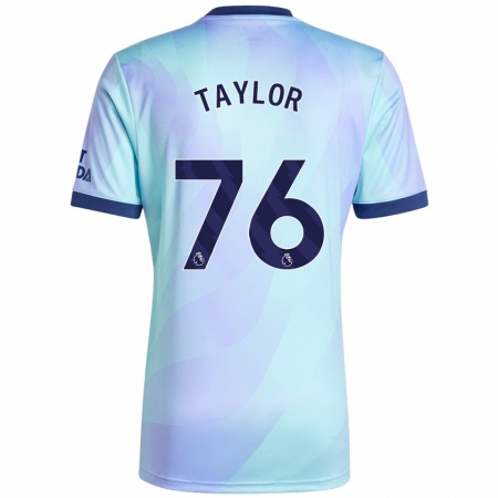 Kandiny Mujer Camiseta Kido Taylor Hart #76 Agua Equipación Tercera 2024/25 La Camisa Chile