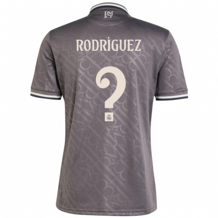 Kandiny Mujer Camiseta Álvaro Rodríguez #0 Carbón Equipación Tercera 2024/25 La Camisa Chile