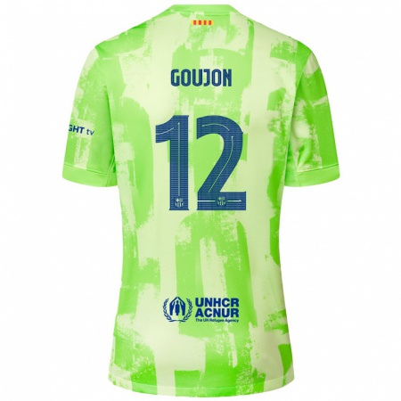 Kandiny Mujer Camiseta Iker Goujón #12 Lima Equipación Tercera 2024/25 La Camisa Chile