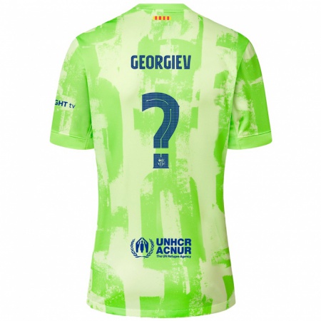 Kandiny Mujer Camiseta Martin Georgiev #0 Lima Equipación Tercera 2024/25 La Camisa Chile