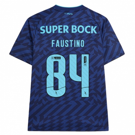 Kandiny Mujer Camiseta Levi Faustino #84 Azul Marino Equipación Tercera 2024/25 La Camisa Chile