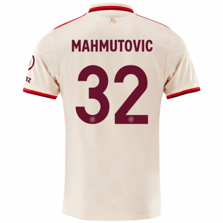 Kandiny Mujer Camiseta Ena Mahmutovic #32 Lino Equipación Tercera 2024/25 La Camisa Chile