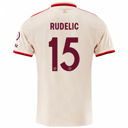 Kandiny Mujer Camiseta Ivana Rudelic #15 Lino Equipación Tercera 2024/25 La Camisa Chile