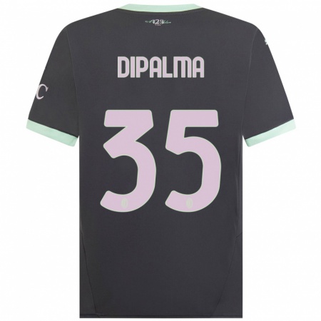 Kandiny Mujer Camiseta Matteo Dipalma #35 Gris Equipación Tercera 2024/25 La Camisa Chile