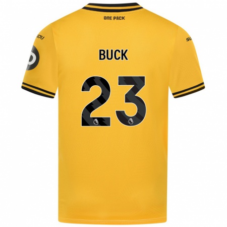 Kandiny Niño Camiseta Alex Buck #23 Amarillo 1ª Equipación 2024/25 La Camisa Chile