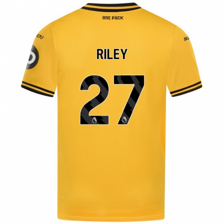 Kandiny Niño Camiseta Lauren Riley #27 Amarillo 1ª Equipación 2024/25 La Camisa Chile