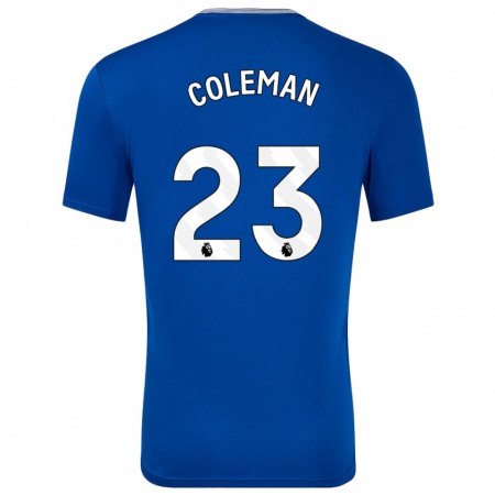 Kandiny Niño Camiseta Séamus Coleman #23 Azul Con 1ª Equipación 2024/25 La Camisa Chile