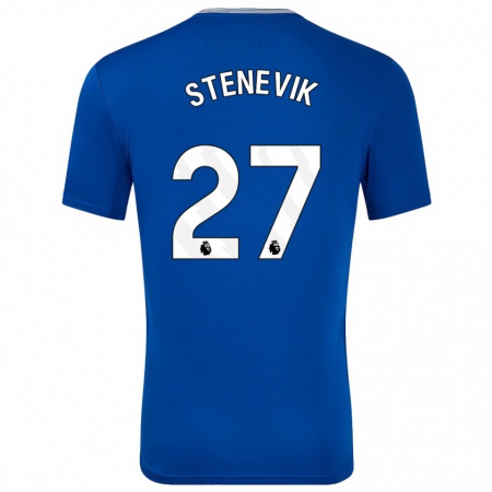 Kandiny Niño Camiseta Elise Stenevik #27 Azul Con 1ª Equipación 2024/25 La Camisa Chile