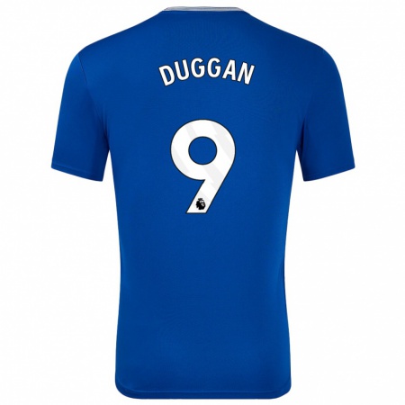 Kandiny Niño Camiseta Toni Duggan #9 Azul Con 1ª Equipación 2024/25 La Camisa Chile