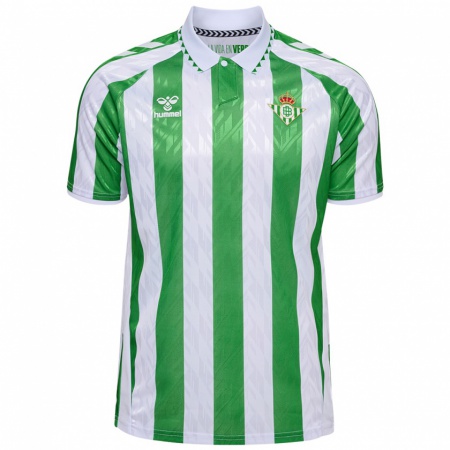 Kandiny Niño Camiseta Ismael Barea #18 Verde Rayas Blancas 1ª Equipación 2024/25 La Camisa Chile