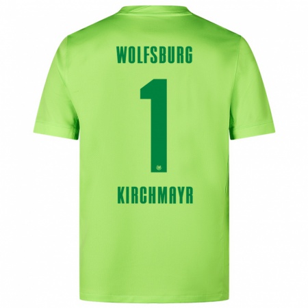 Kandiny Niño Camiseta Juri Kirchmayr #1 Verde Fluorescente 1ª Equipación 2024/25 La Camisa Chile